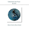WHOLESALE Cabochons par Puca, 25mm, Black Stony Collection, 10 Colors - The Argus Collection