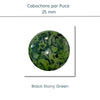 WHOLESALE Cabochons par Puca, 25mm, Black Stony Collection, 10 Colors - The Argus Collection