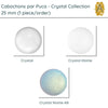 Cabochons par Puca, 25mm, Crystal Collection, 3 Finishes