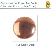 Cabochons par Puca, 25mm, Full Coating Collection, 5 Coats