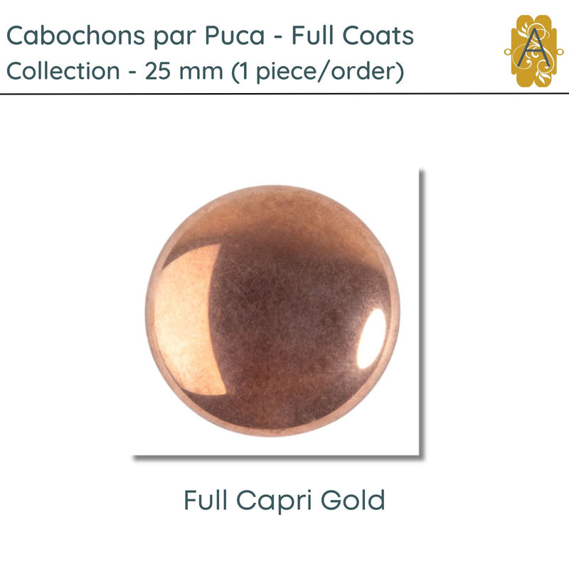 Cabochons par Puca, 25mm, Full Coating Collection, 5 Coats