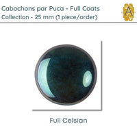 Cabochons par Puca, 25mm, Full Coating Collection, 5 Coats