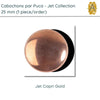 Cabochons par Puca, 25mm, Jet Collection, 7 Finishes