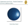 Cabochons par Puca, 25mm, Pearl Collection, 7 Colors