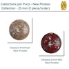 Cabochons par Puca, 25mm, New Picasso Collection