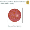 Cabochons par Puca, 25mm, Spotted Collection, 6 Colors - The Argus Collection