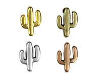 Cactus Sliders for Leather or Cork, 5mm - Cactus Sliders for Leather or Cork, 5mm - Antique Brass / 2 Pieces , The Argus Collection