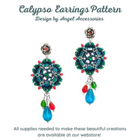 Calypso Earrings Pattern by Angel Accessories
