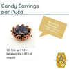 Candy Earrings Pattern par Puca - The Argus Collection