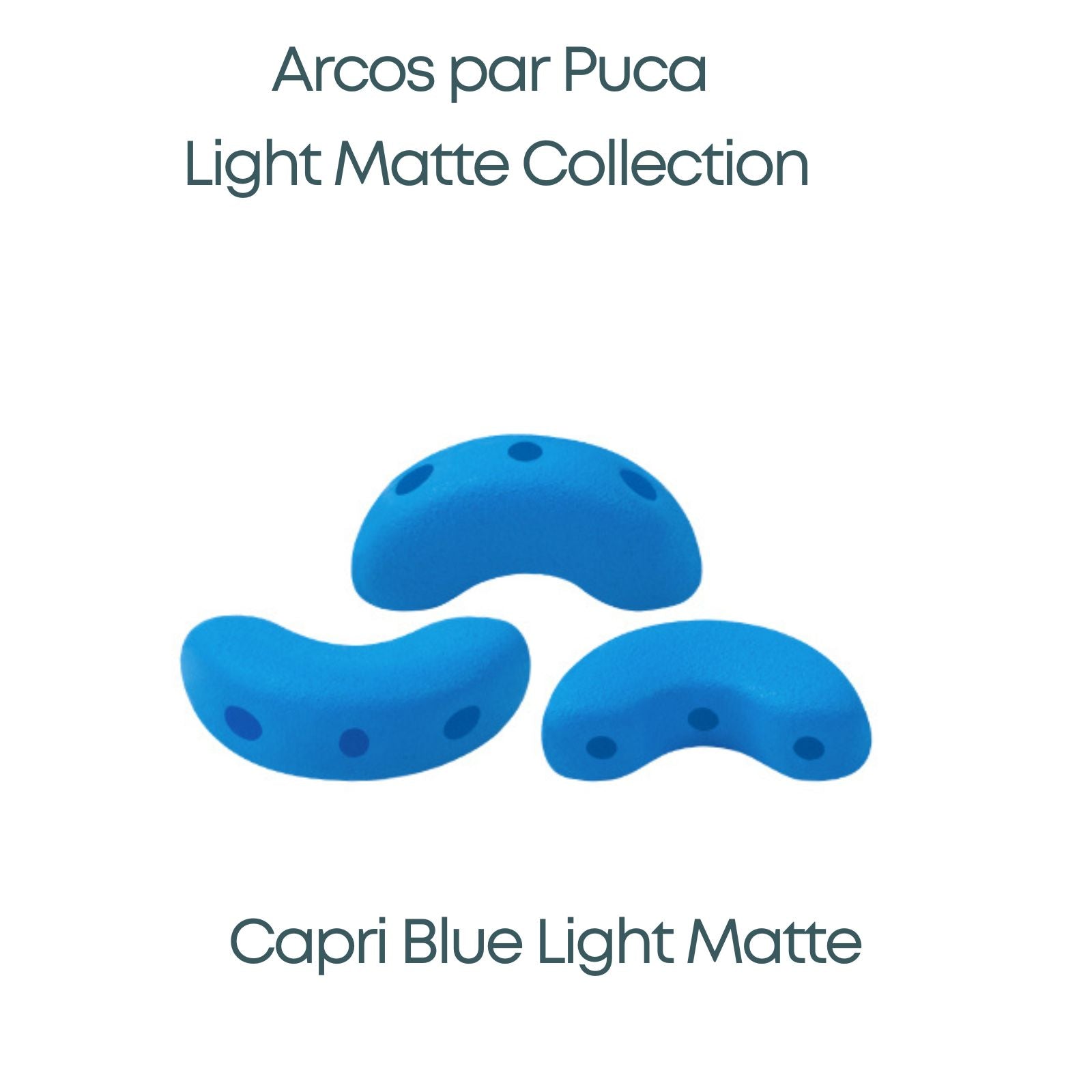 Arcos par Puca Beads, Light Matte Collection, 8 Colors