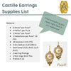 Castille Earrings Pattern Par Puca - The Argus Collection