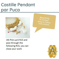 Castille Pendant Pattern Par Puca - The Argus Collection