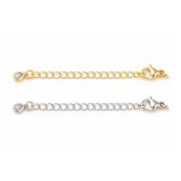 ChainExtenderwithCubicZirconiaTeardropCharm-Listing - The Argus Collection