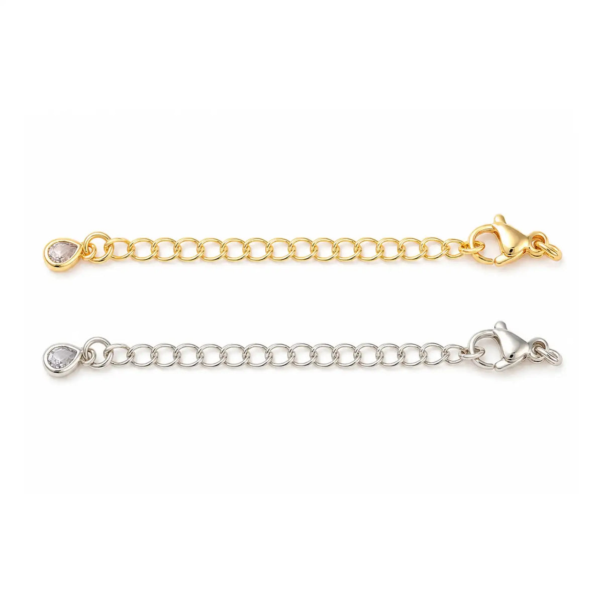 ChainExtenderwithCubicZirconiaTeardropCharm-Listing - The Argus Collection
