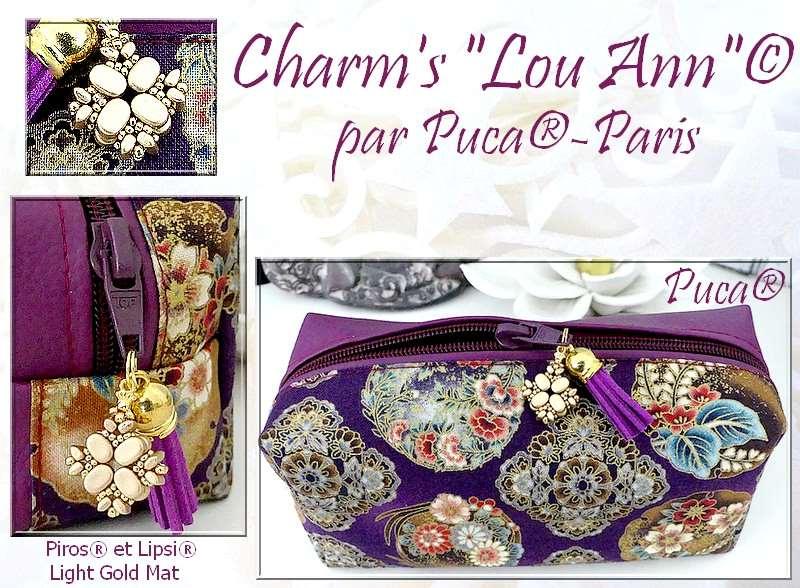 Lou Ann Earrings Pattern par Puca - The Argus Collection