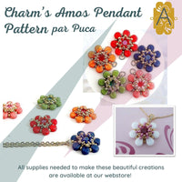 Charm's Amos Pendant or Charm Pattern Par Puca - The Argus Collection