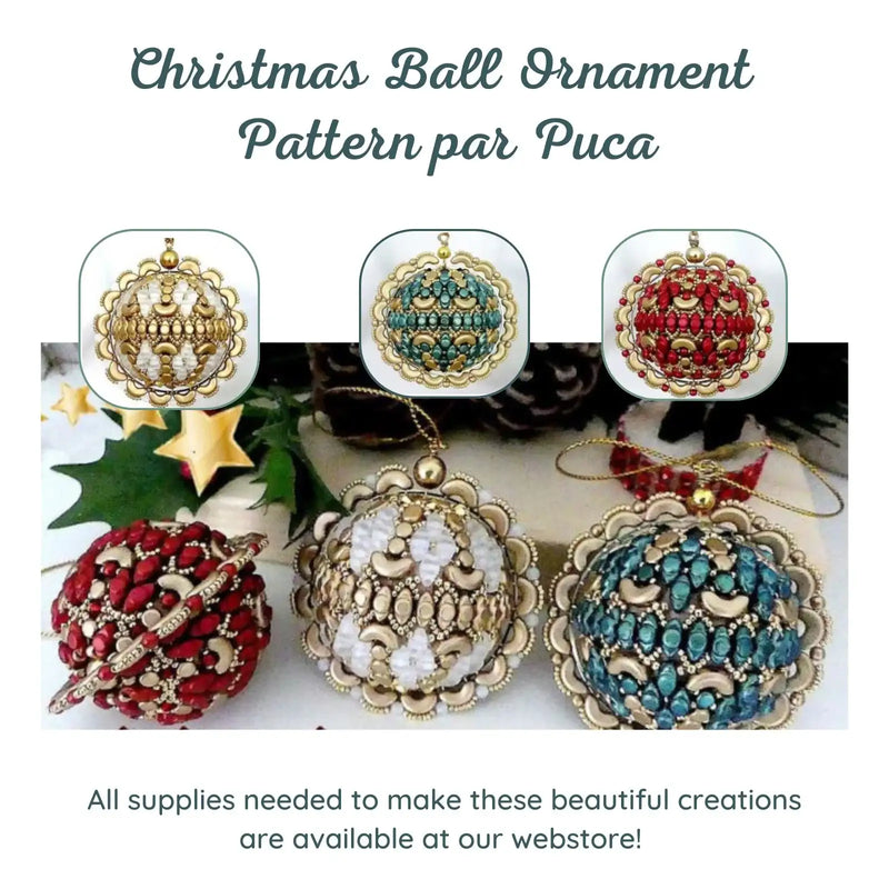 Decorative Christmas ball ornaments with intricate patterns on a white background.