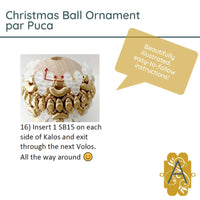 Christmas Ball Ornament Pattern par Puca - The Argus Collection