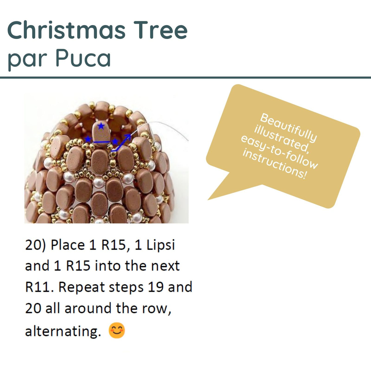Christmas Tree Ornament Pattern par Puca