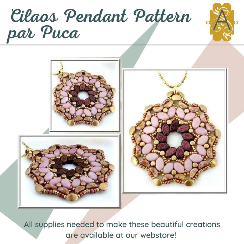 Cilaos Pendant Pattern Par Puca - The Argus Collection