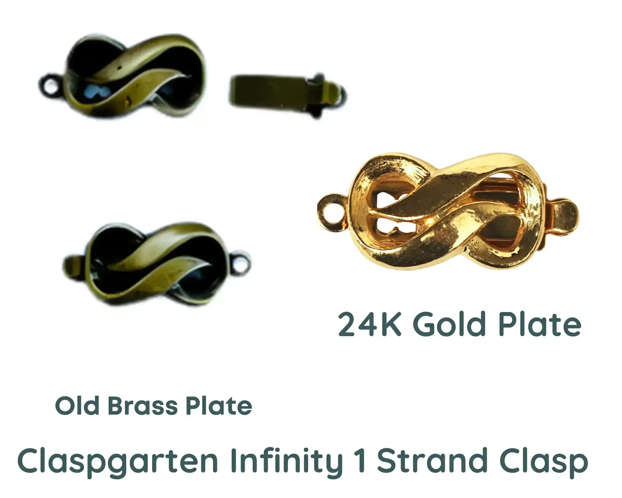 Claspgarten Infinity (Small), 1-Strand Box Clasp - The Argus Collection