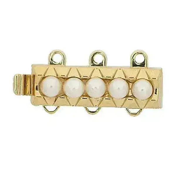 Pearly 3-Strand Tube in 2 Finishes - The Argus Collection