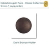 Cabochons par Puca, 18mm, Classic Collection, 6 Colors - The Argus Collection