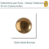 Cabochons par Puca, 18mm, Classic Collection, 6 Colors - The Argus Collection