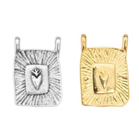 Radiant Heart Rectangular Pendant - The Argus Collection