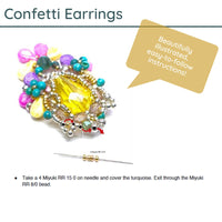 Confetti Earrings Pattern by Angel Accessories