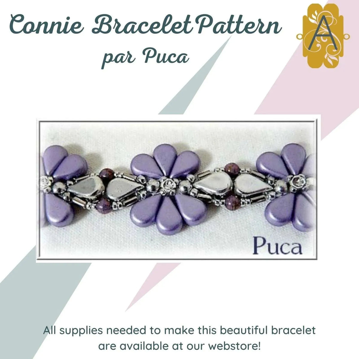 Connie Bracelet Pattern Par Puca - The Argus Collection