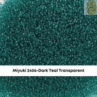 15/0 Miyuki Round Seed Beads, 8.2g 15-2406, 15-2422F, 15-2425F, 15-2439 - The Argus Collection