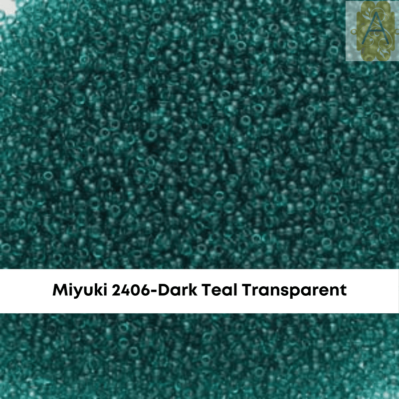 15/0 Miyuki Round Seed Beads, 8.2g 15-2406, 15-2422F, 15-2425F, 15-2439 - The Argus Collection