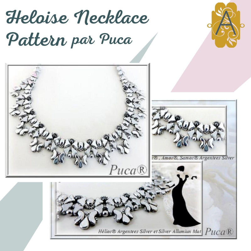 Heloise Necklace Pattern par Puca - The Argus Collection