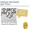 Heloise Necklace Pattern par Puca - The Argus Collection