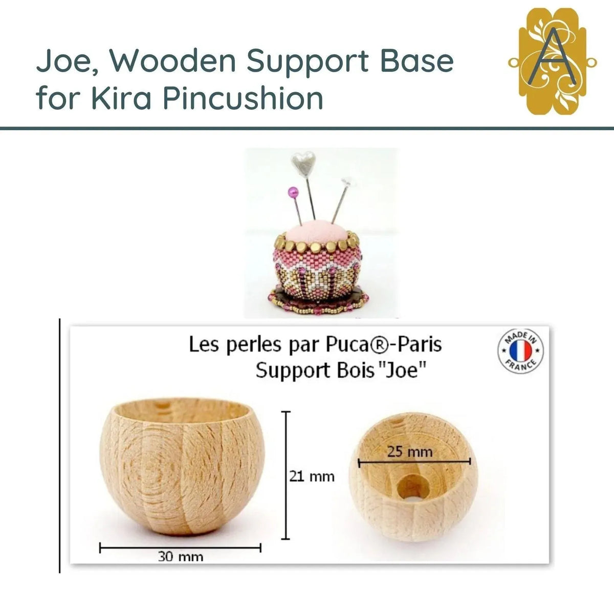 Kira Pincushion Pattern par Puca - The Argus Collection