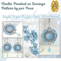 Noelia Pendant or Earrings Pattern par Puca - The Argus Collection