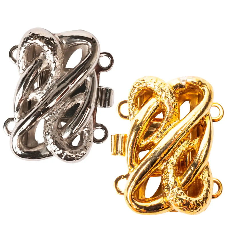 Claspgarten Twisty, 2-Strand Box Clasp - The Argus Collection