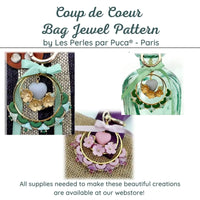 Coup de Coeur Bag Jewel Pattern par Puca - The Argus Collection
