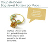Coup de Coeur Bag Jewel Pattern par Puca - The Argus Collection