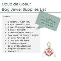 Coup de Coeur Bag Jewel Pattern par Puca - The Argus Collection