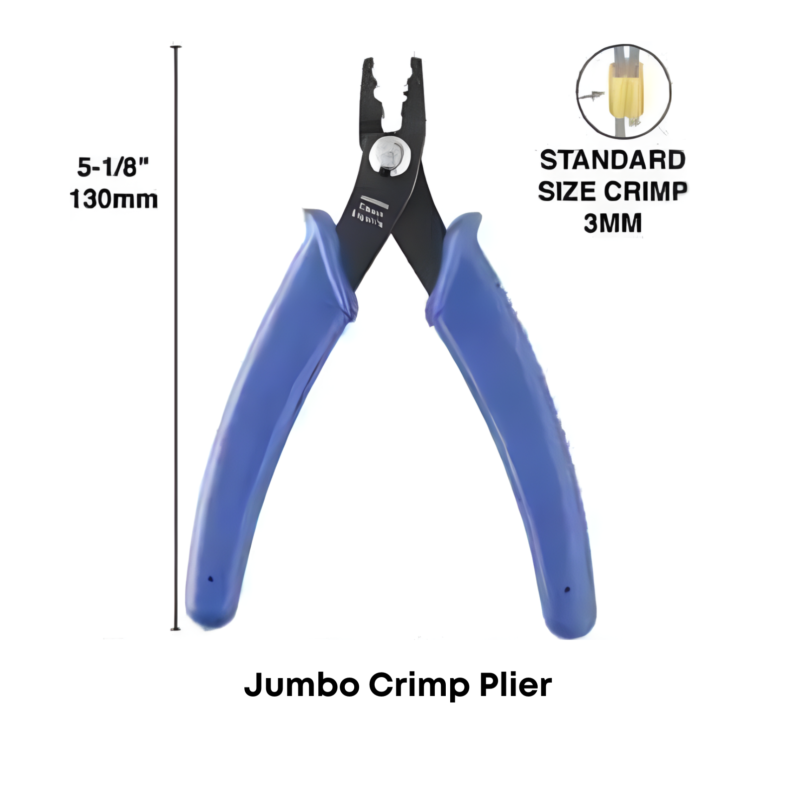 Crimping Pliers, 304 Stainless Steel, Micro, Standard or Jumbo