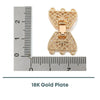 Crown Foldover Clasp 5-Strand, 1 Piece - The Argus Collection
