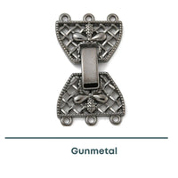 Crown Foldover Clasp 5-Strand, 1 Piece - The Argus Collection