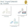 Piros par Puca 5g, Crystal Collection, 3 Finishes - The Argus Collection