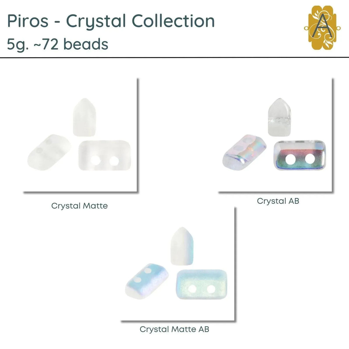 Piros par Puca 5g, Crystal Collection, 3 Finishes - The Argus Collection