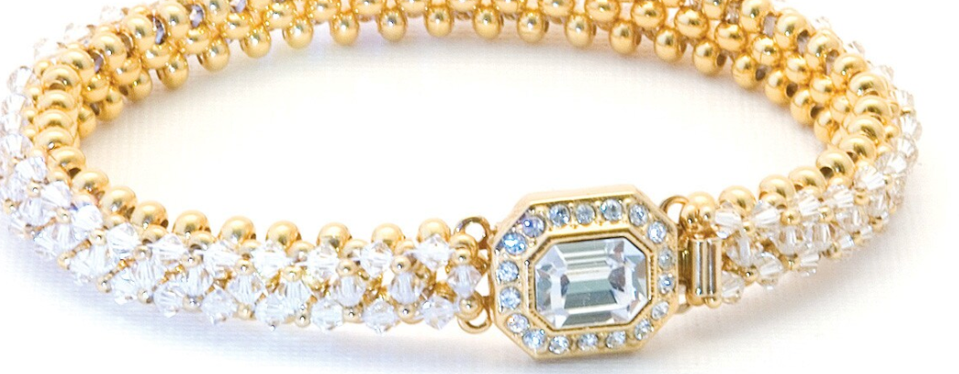 Claspgarten Crystal Heaven, 1-Strand or 2-Strand Box Clasp, 4 Finishes