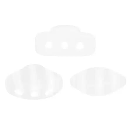 Volos Beads par Puca, White/Jet, 5g & 20g - The Argus Collection