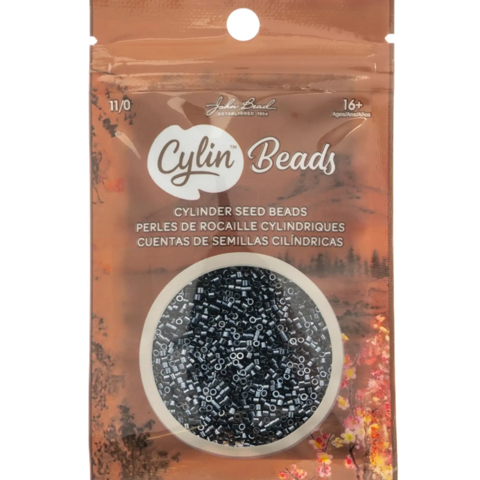 Cylin™ Beads 11/0, CY11-1000 Gunmetal, 25g - Cylin™ Beads 11/0, CY11-1000 Gunmetal, 25g - Default Title , The Argus Collection