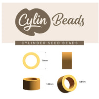 Cylin™ Beads 11/0, CY11-1216 Fuchsia Silver Lined, 25g - Cylin™ Beads 11/0, CY11-1216 Fuchsia Silver Lined, 25g - Default Title , The Argus Collection